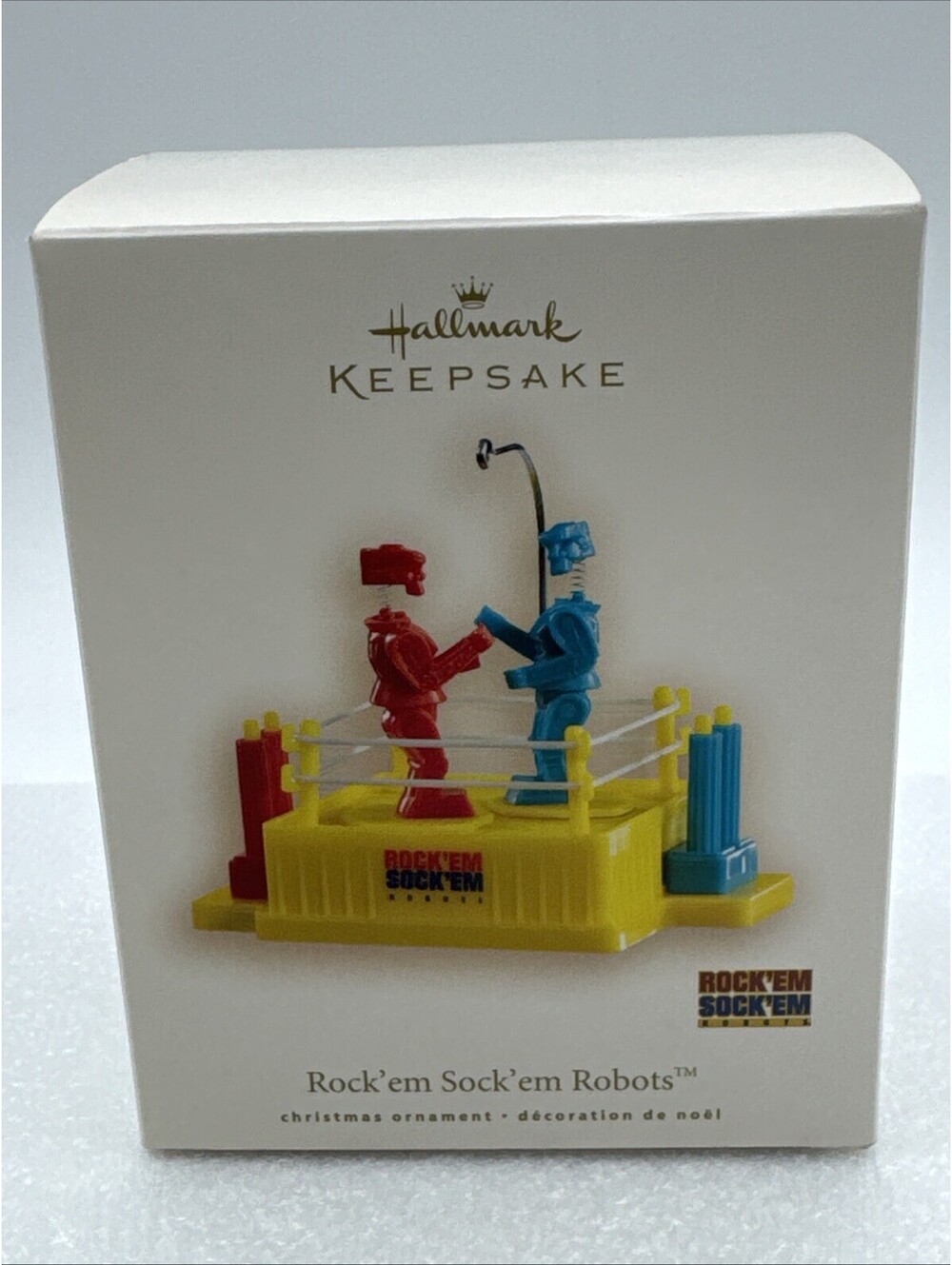 Hallmark 2007 Keepsake Rock'Em Sock'Em Robots Christmas Ornament NEW Vintage Toy